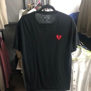 Riot Society Black and Red Short Sleeve Tee